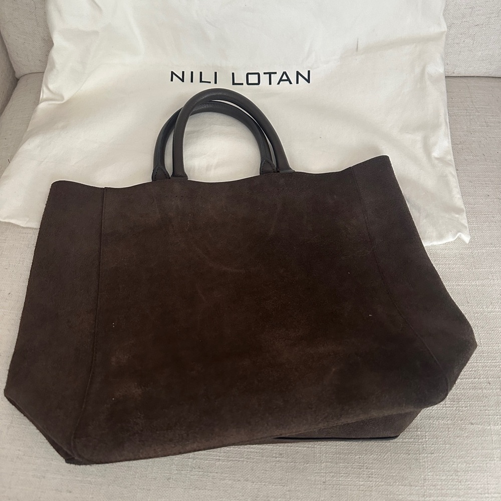 Nili Lotan Tote - Brown Suede